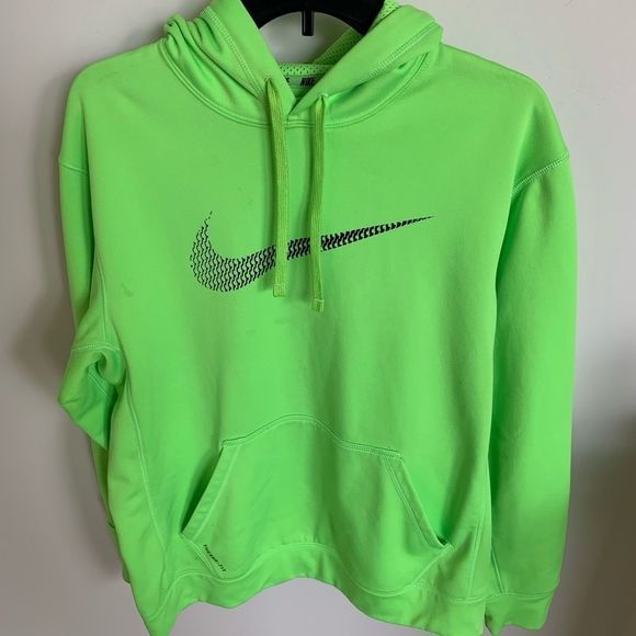 Nike thermal fit Other - Men’s Nike thermal fit hoodie size M Neon green